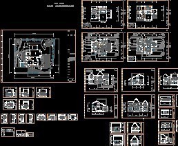 某独立别墅室内装饰施工图纸免费下载 - 建筑装修图 - 土木工程网